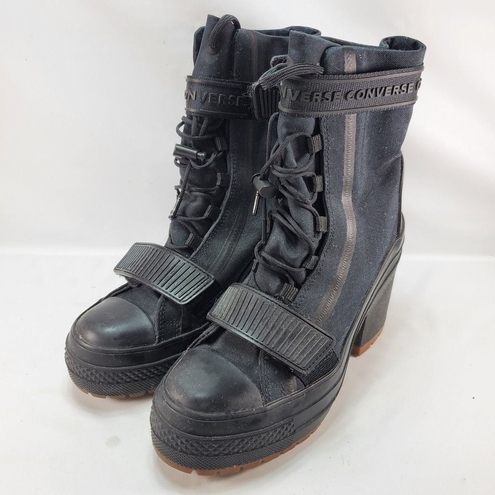 Converse Chuck Taylor All Star GR82 Women 5.5 Black Platform Boot 563468C